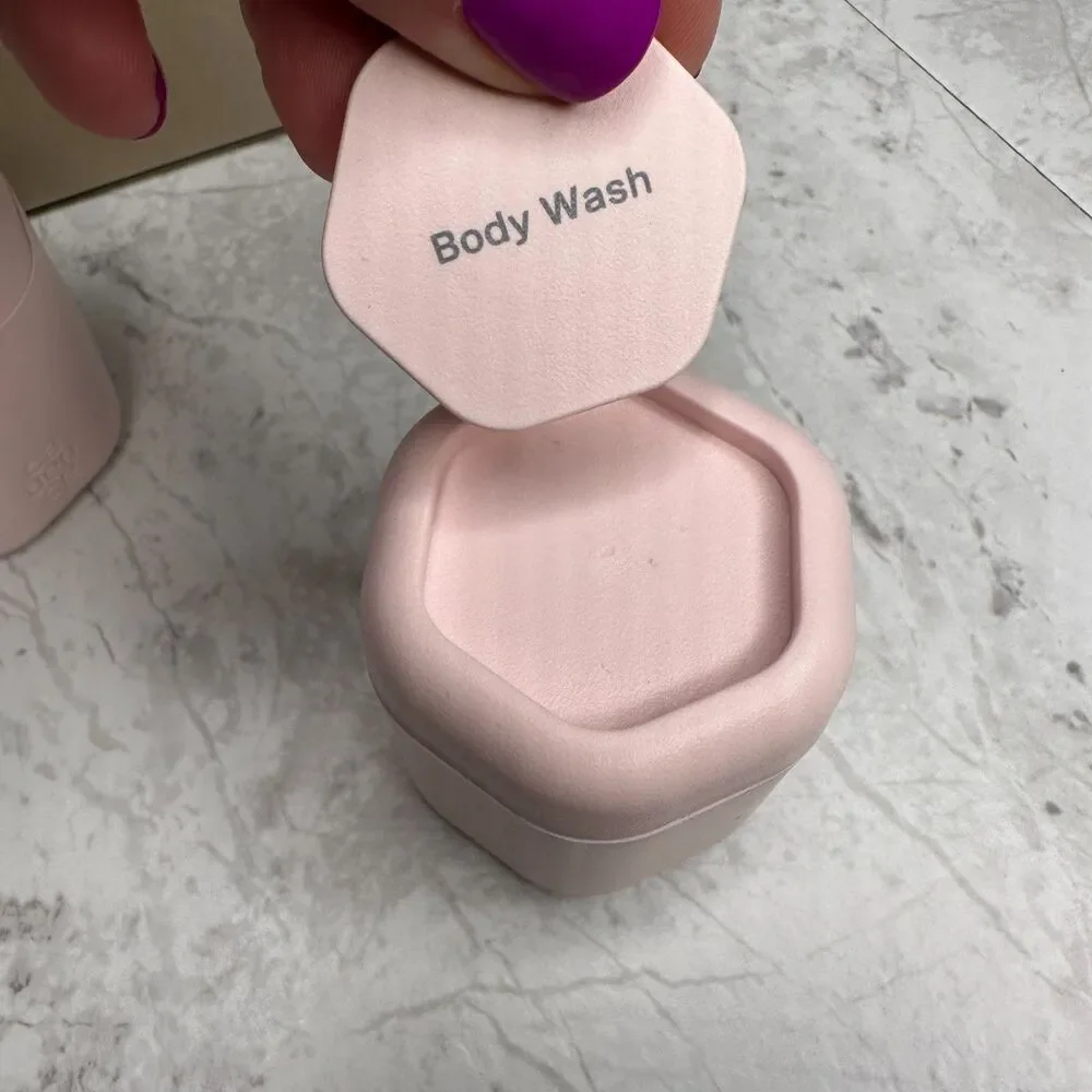 Cadence Travel Capsule Bodycare Set Petal Pink Set of 3 NEW $72